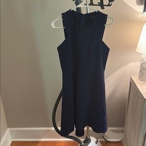 Banana Republic Blue Sheath Halter Mini Dress